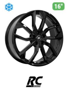 Vinter kompletsæt i 16'' til KIA PV 5-RC34-Sort-Barum vinterdæk  